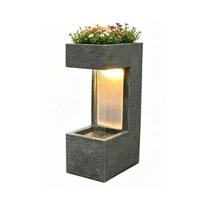 Dekoratyvinis lauko fontanas, 31 x 21 x 62.5 cm, su LED apšvietimu