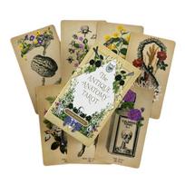 The Antique Anatomy Tarot Cards Deck Full English Oracle Divination Fate Family Party Board Game beige