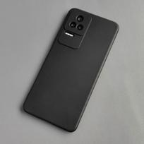 Matte Transparent Case For Poco F4 GT 5G Ultra Thin Soft Cover For Xiaomi Poco F4 Silicone Simple Slim Protective Shell Bumper For Poco F4 GT 5G matinė juoda spalva