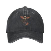 Summer Garbage Rock Nirvanas  Baseball Cap Sun Breathable Design Washed Trucker Hat Women Trendy Kpop Rock Baseball Caps One Size gray