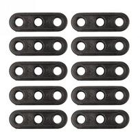 Outdoor Tool Tent Cord Adjusters Anti Slip Cord Tightener Awning Rope Fastener Wind Rope Buckle black-10pcs black