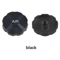 Shock Absorption Bike Air Fork Nozzle Cover Bike Shock Absorption Front Fork  Bicycle Repair Black valve cap gray
