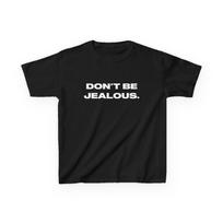 Paris Hilton 'don't Be Jealous' Printed T-shirt Men Women Short Sleeve Hot selling casual items T-shirt XS white