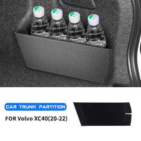 For Volvo S60 S90 V60 XC40 XC60 XC90 Car Storage Side Trunk Partition Organizer Bag Box Interior Accessories for XC90 15-22 gray