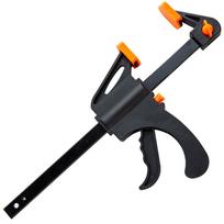 4/6/8/10 Inch Bar Clamps for Woodworking, Quick Grip Clamps Trigger Clamp One Handed Ratchet Clamp, Mini Small Bar Clamp for Craft 4 inch