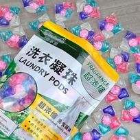 Laundry Pods 30-Count: Long-Lasting Fragrance, Softening, Stain Removal, Five-in-One Capsules.