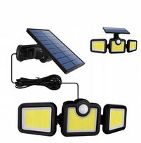 GALINGAS 3-in-1 LED COB SAULĖS ENERGIJOS ŠVIESTUVAS SU ATSKIRU SKYDELIU, JUDESIO IR PRIEBANDOS JUTIKLIU BEI NUOTOLINIO VALDYMO PULTU