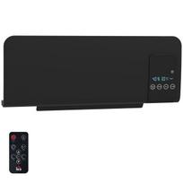Pakabinamas elektrinis šildytuvas su nuotolinio valdymo pulteliu, LCD ekranu, 54,5 × 21,5 × 12 cm, juodas