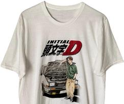 INITIAL D Takumi Fujiwara UNISEX marškinėliai - aukštos kokybės spauda Unisex T-Shirt L gray