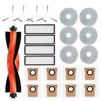 Skirta Xiaomi Robot Vacuum X20+/X20 Plus Dalims Priedai Pagrindinis šoninis šepetys Hepa Filter Mop audinio dulkių maišelis gray
