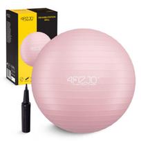 4fizjo gimnastikos kamuolys 65 cm, rožinis, su pompa