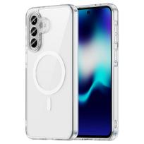 For Samsung Galaxy A57 5G Phone Case, Magnetic Shockproof Transparent Cover for Samsung Galaxy A57 5G violetinė