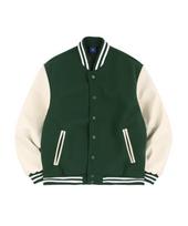 Raw Lab Ordinary Heavy Varsity Jacket (Deep Green) M white