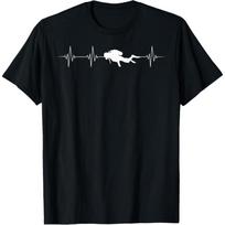 Scuba Diving Lover Underwater Diver Ocean Swimmer T-Shirt XL juoda