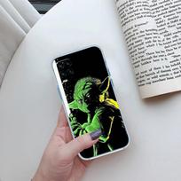 Žvaigždžių karai Yoda permatomas telefono dėklas, skirtas Samsung Galaxy A04 A04S A14 A23 A34 A54 M23 M33 M52 M53 Galaxy M52 5G black