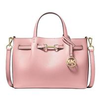 MICHAEL KORS Gold Hardware Removable Shoulder Strap Leather Crossbody Tote Small Women's Powder Blush