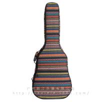 40/41 colio elektrinės gitaros dėklas Etninio mezgimo stiliaus Klasikinės akustinės gitaros Storas vidinis style two black