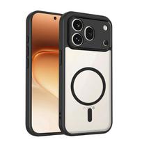 Simple Ultra Slim Transparent PC+TPU Case for Honor 600 Pro 400 Pro X9D X8D X8C X7D X7C X6D X6C Magnetic Anti-drop Protect Cover for Honor X6D 5G pilka spalva