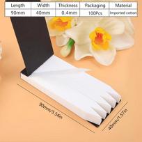 100/500Pcs Black Testing Aromatherapy Fragrance Perfume Essential Oils Test Tester Paper Strips Book Cotton Absorbent Paper 5