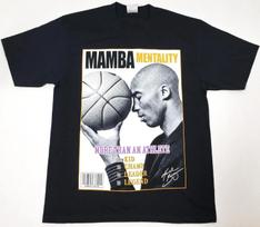 Mamba Mentality T-shirt LA Legend Kobe Los Angeles Men's Tee Black New XS gray