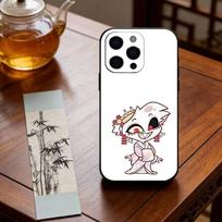 H-Hazbin Hotel A-Angel Dust Phone Case Silicone Soft For IPhone 17 16 15 14 13 12 11 X XR Plus Pro Max Plus iPhone17air black