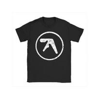 Aphex Twin Iconic Logo T-Shirt - Iconic Music Brand Tee with Iconic Logo Print, Breathable Crew Neck Short Sleeve Shirt Suitable for Casual Wear S juoda