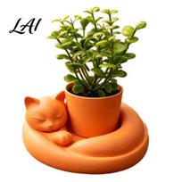 Home Garden Decor Gift 3D Printed Succulents Planter Creative Mini Flower Pot with Artistic Sculptural Design Desktop Plant Small Desk for balta