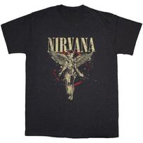 Nirvana Angel Grunge Band T-shirt XL gray