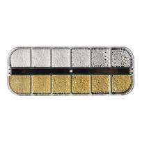 Multi-Size Nail Caviar Beads for Nails 3D Nail Art Decorations Micro Mini Metal Nail Beads Design DIY Nail Jewelry Beads 1 black