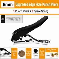 Punching Hole Circle Hole Puncher 8-15mm Eyelet Puncher Useful Hole Punch Plier 6mm orange