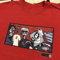 Rare The Prodigy Band Tour 1997 Short Sleeve Gift Fr Fan Red T-shirt L black