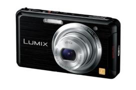 Panasonic LUMIX DMC-FX90-K Compact Digital Camera with Built-in Wi-Fi, 12.1MP, 5x Optical Zoom, LEICA Lens, Touchscreen, Black