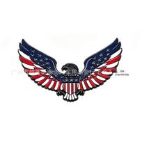 3D Amerikos vėliavos erelio metalinis automobilio kėbulo lipdukas bronza