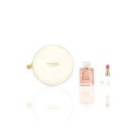 Chanel Coco Mademoiselle Eau de Parfum Spray Gift Set Limited Edition Perfume+Lip Balm+Makeup Bag Set Perfume EDP+Lip Balm #918+Makeup Bag