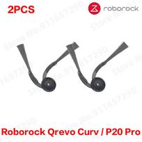 Dėl ( Roborock Qrevo Curv / P20 Pro ) Pakeičiamos atsarginės dalys HEPA filtras Šluostės audinys Dulkių maišelis Pagrindinis šoninis šepetėlis Priedai gray