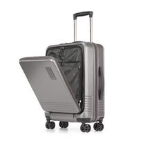 Damai Front-Opening Hardside Luggage gray