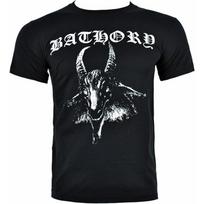 Men's Official T Shirt Bathory Logo Goat Death Metal Large Black S įvairiaspalvis