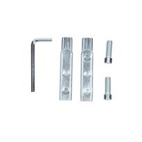 Universal Faucet Angle Valves Damage Screw Extractor Broken Wire Slide Tooth Removal Tool Water-Pipe Valve Repair for 4/6 Points white