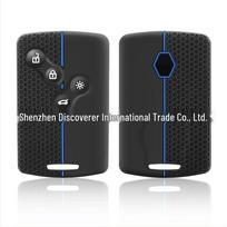 Renault Megane/Scenic/Fluence/Zoe/Captur/Logan Silicone Key Cover: Popular Cross-Border Product black