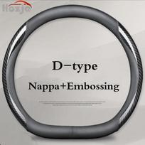 for Jeep Compass Avenger Wagoneer L Series III 4X4 Grand Wagoneer Car Steering Wheel Cover Leather Non-slip Auto Accessories rf1
