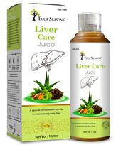 Four Seasons Pure Ayurvedic Liver Detox & Care Juice – Natural Fatty Liver Support Tonic with Bhumi Amla, Kalmegh & Punarnava – 100% Herbal & Sug