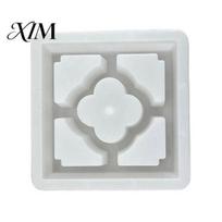 Outdoor Cement Patio Tile Mold Plastic Stepping Stones Mold, Reusable Concrete for Garden Walkway Path Maker, Durable DIY Casting Yard Decor, K