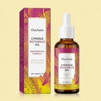OceAura Cyperus Rotundus Oil – Natural Hair Growth Inhibitor & Removal Formula (60ml) 1pack