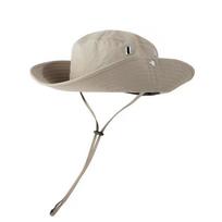 Unisex Western Cowboy Summer Hat: Wide Brim Sun Protection for Camping, Fishing, Climbing, and Hiking gray