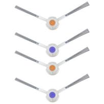Lengvas montavimas Pakeičiama šoninė šepetėlio robotas dulkių siurblys šepetys 4 PCS white