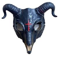 Halloween Goat Cosplay Mask, Goat Head Skeleton Mask for Halloween Party juoda