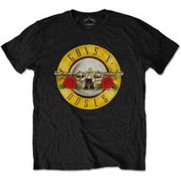 Guns N' Roses Classic Logo Official Merchandise T-Shirt M/L/XL/2XL NEW- 4XL yellow