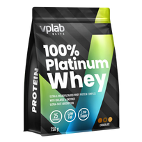 VPLAB Platinum Whey 100% šokolado skonio proteinas 750 g