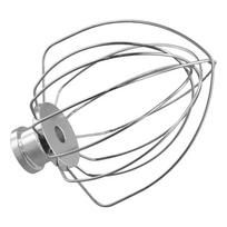 KARŠTAS IŠPARDAVIMAS Plakimo priedas Kitchenaid stacionariam maišytuvui su atlenkiama galva, nerūdijančio plieno kiaušinių grietinėlės plakiklis, (Pakeitimas K45WW) sidabras