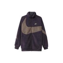 Nike Big Swoosh Reversible Boa Jacket Asia Sizing Cave Purple BQ6546-540 S